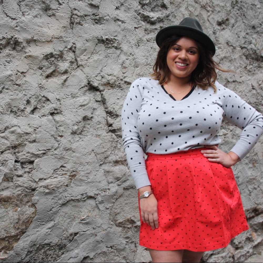 Oh My Disney Collection Polka Dot Mini Skirt